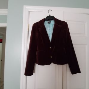COPY - guess velvet chocolate brown jacket